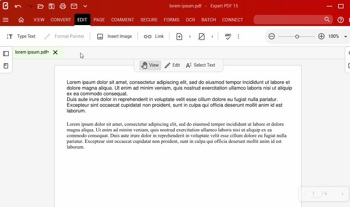 Expert PDF undo page crop.gif